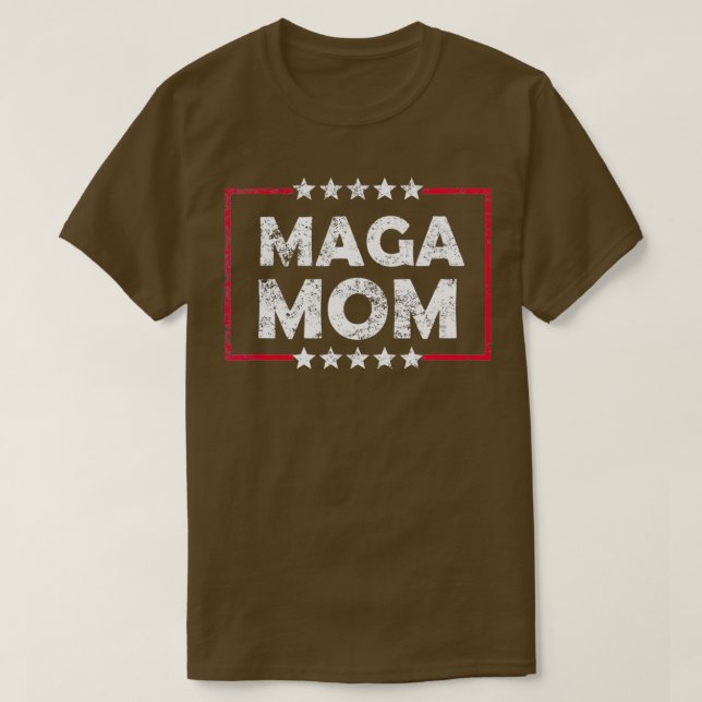 Maga mamma Anti Joe Biden drabbad av mor T Shirt (Design framsida)