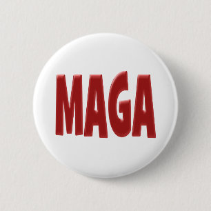MAGA med röd text Knapp