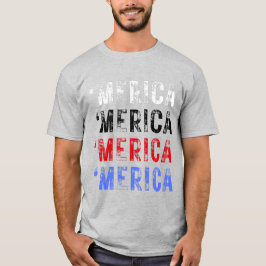 MAGA 'Merica FIGHT Pop Art Trump T Shirt