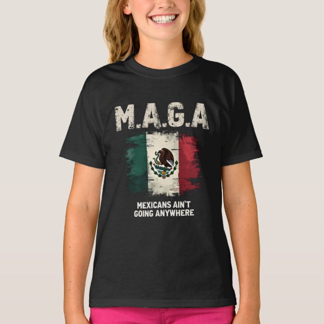 MAGA Mexiko går ingenstans T Shirt (Framsida)