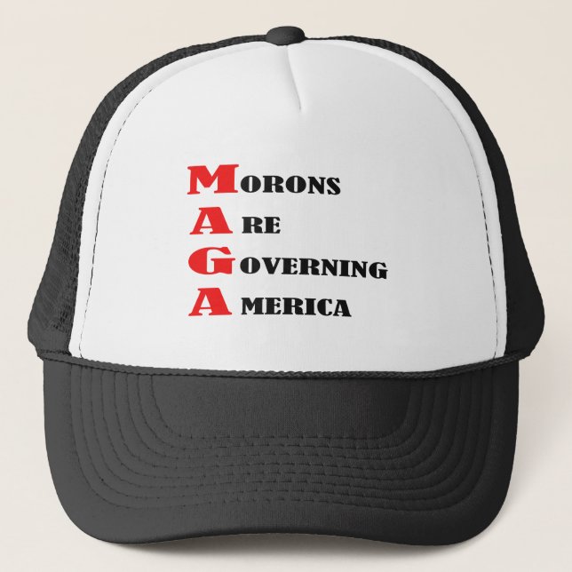 MAGA Moroner Är Tillbehör Hår Caps Kepsar (Framsida)