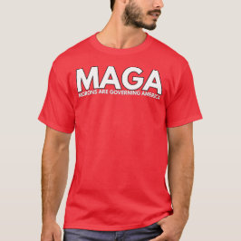 MAGA Morons styr Amerika T Shirt