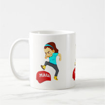 MAGA-mugg med trampmotiv, 3,5 dl