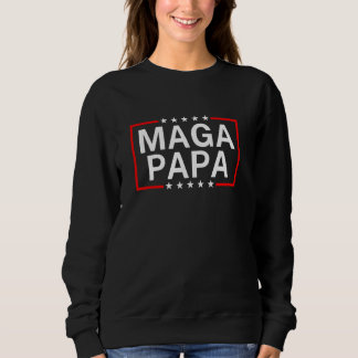 Maga Pappa Fars dag Ultra-Maga-Konservativet Pappa T Shirt