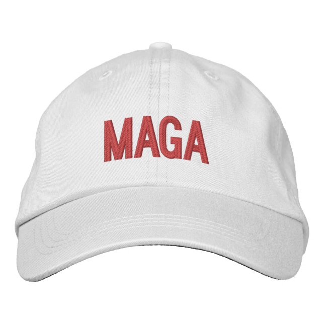 MAGA Personlig Justerbar Hatt Broderad Keps (Framsida)