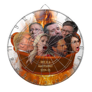 MAGA Republican helvetet i en handkorg 2024-25 Lus Darttavla