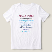 MAGA-sanningar anti-MAGA-meddelande