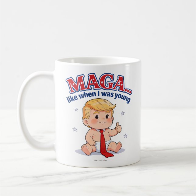 MAGA … som när jag var ung -  Kaffemugg (Vänster)
