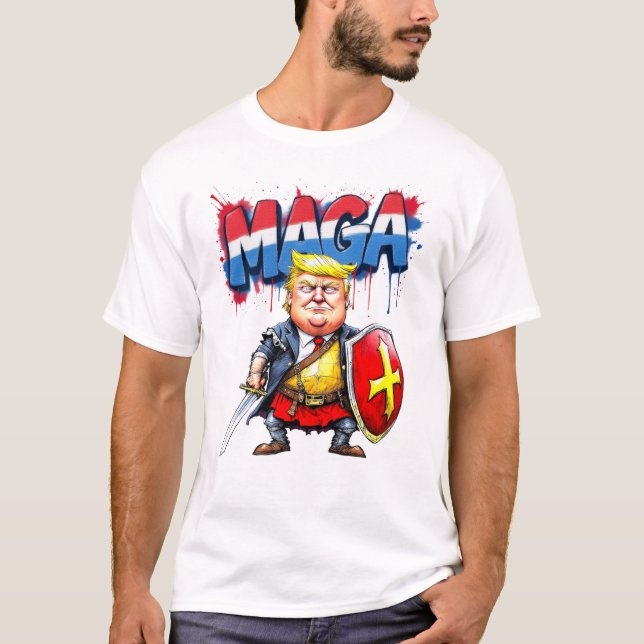 MAGA Spirit - Donald Trump Tee (Framsida)
