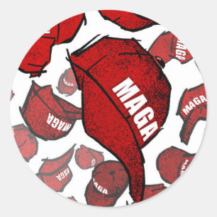 MAGA Sticker Runt Klistermärke