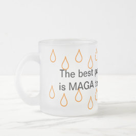MAGA Tårar 10 oz Frosted Glass Beer Mugg