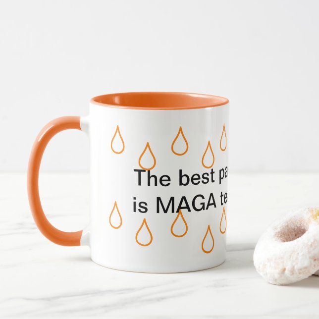 MAGA Tårar 11oz-kombinationsenhet Mugg (Med munk)