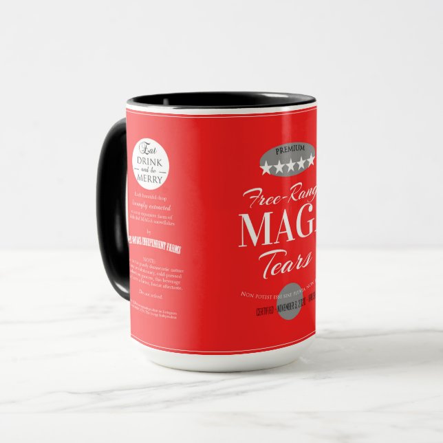MAGA Tårar Kaffe Kopp (Premium för fritt intervall (Framsida vänster)