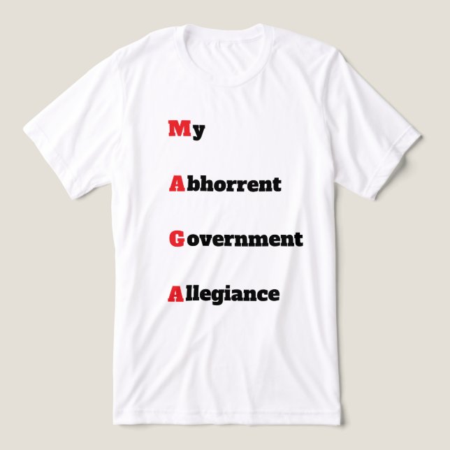 MAGA Tri-Blend Tröja (Design Framsida)