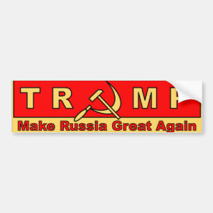 MAGA Trump Ryssland Valputin i Ukraina Bildekal
