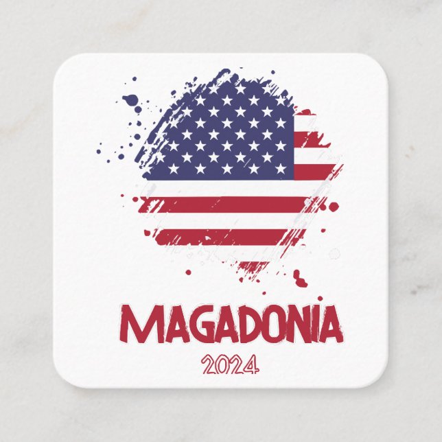MAGADONIA 2024 FYRKANTIGT VISITKORT (Framsida)