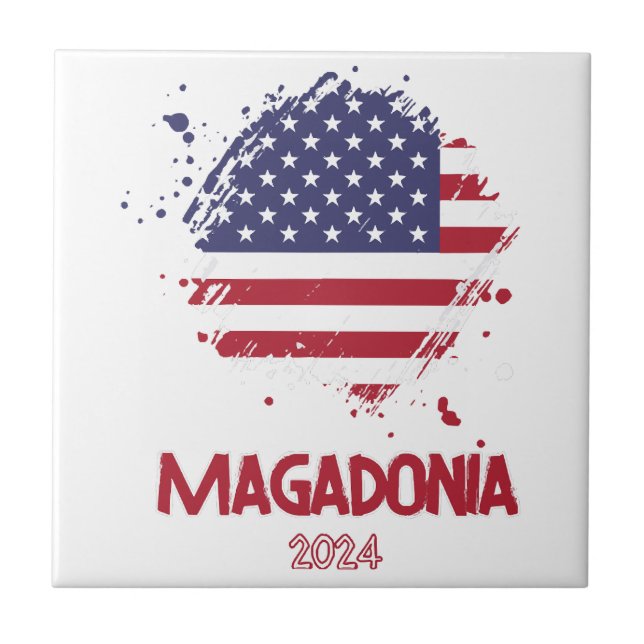 MAGADONIA 2024  KAKELPLATTA (Framsidan)