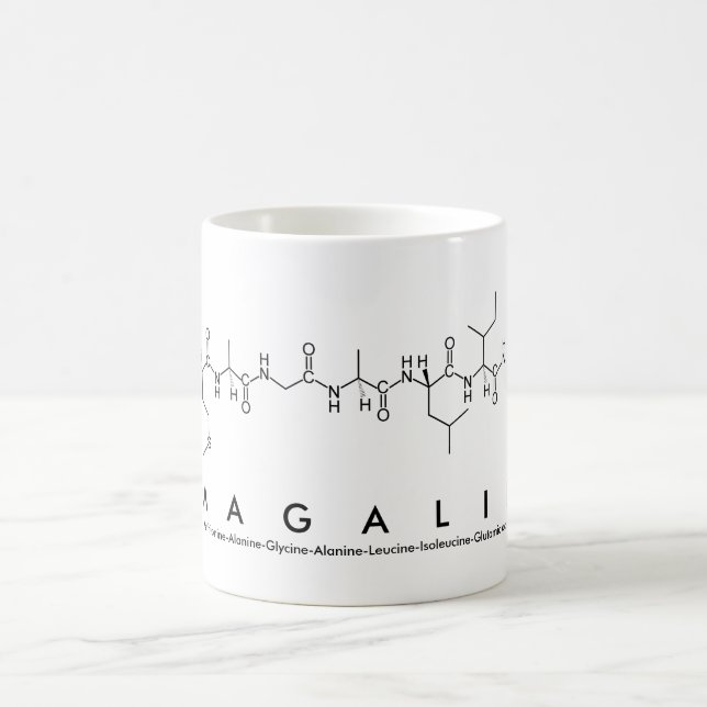 Magalie peptide namn mugg (Center)