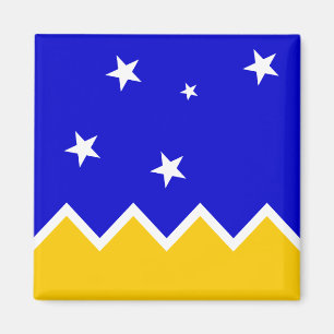 Magallanes Chile, Antarktis flagga Magnet