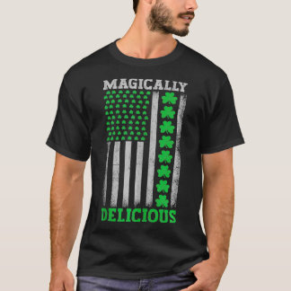 Magally Delicious Lucky Klöver Disted Americ T Shirt