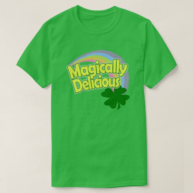 Magally Delicious Rainbow Shamrock Tee (Design framsida)