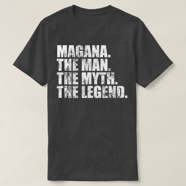 Magana Family namn Magana, efternamn Magana S T Shirt (Design framsida)