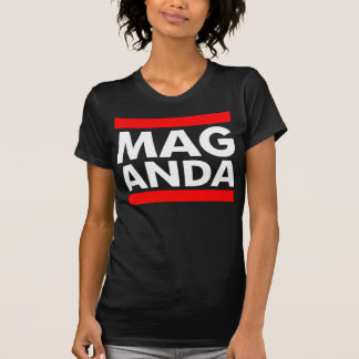 Maganda svart utslagsplats t shirt