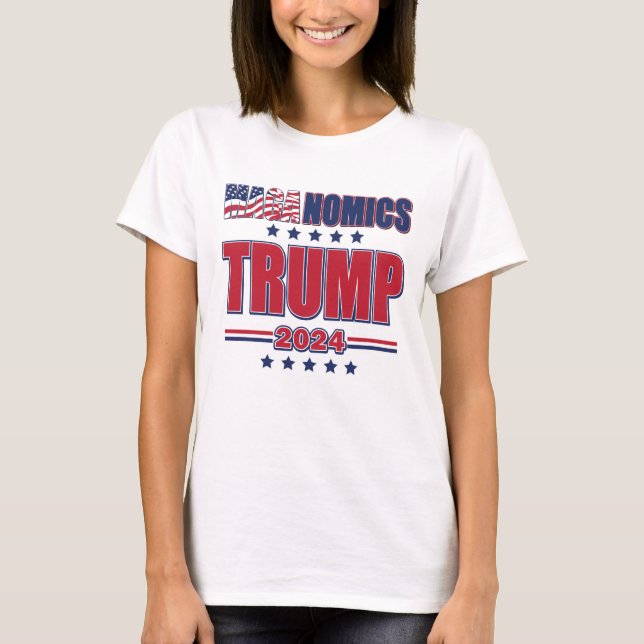 Maganomics Trump 2024 T Shirt (Framsida)