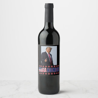Maganomics Trump 2024 Vinflaska Etikett