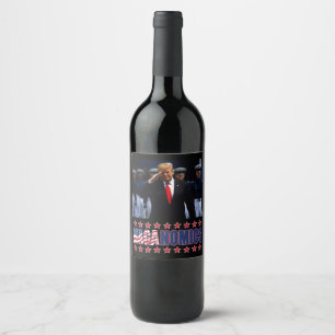 Maganomics Trump 2024 Vinflaska Etikett