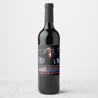Maganomics Trump 2024 Vinflaska Etikett