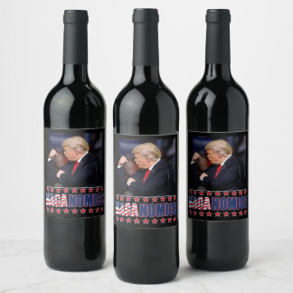 Maganomics Trump 2024 Vinflaska Etikett