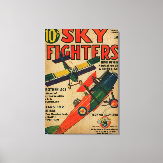 Magasin Cover himlar Fighters Canvastryck (Framsida)