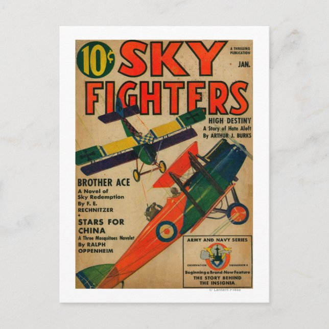 Magasin Cover himlar Fighters Vykort (Framsida)