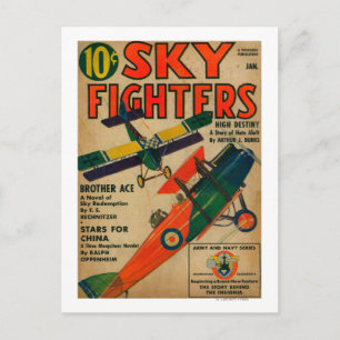 Magasin Cover himlar Fighters Vykort