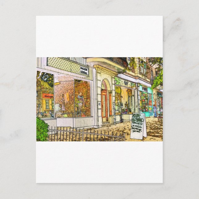 Magasin General på Sherbrooke Vykort (Framsida)