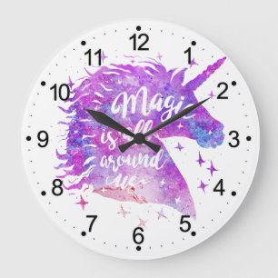 Magasinet finns överallt - Välj bakgrund färg Stor Klocka