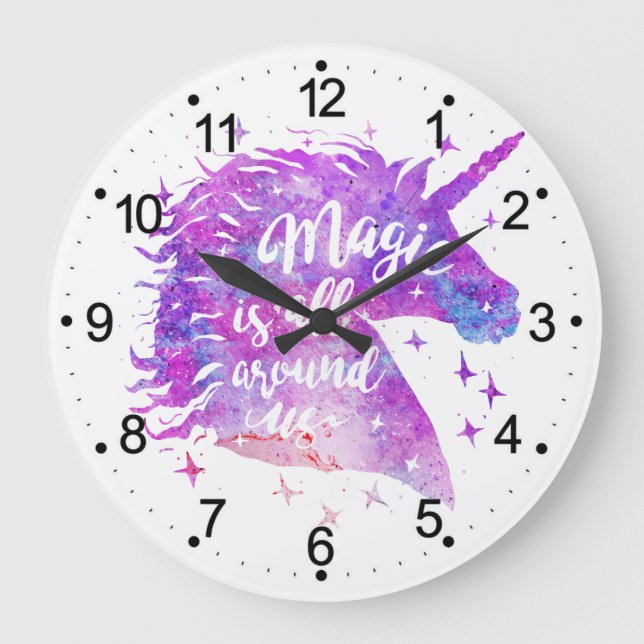 Magasinet finns överallt - Välj bakgrund färg Stor Klocka (Framsida)