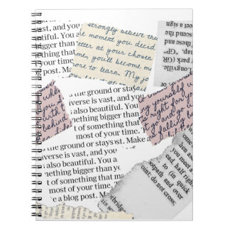 Magazine Aesthetic - Retro Editorial Stil Anteckningsbok