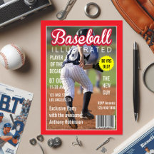 Magazine Celebrity Baseball Födelsedagsfest Photo