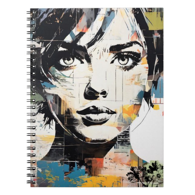 Magazine Collage | Bärbar dator Anteckningsbok (Framsidan)