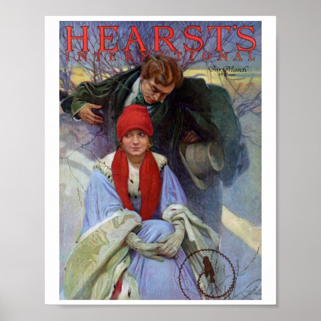 Magazine Cover, Alphonse Mucha Poster (Framsidan)