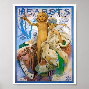 Magazine Cover, Alphonse Mucha Poster