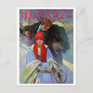 Magazine Cover, Alphonse Mucha Vykort