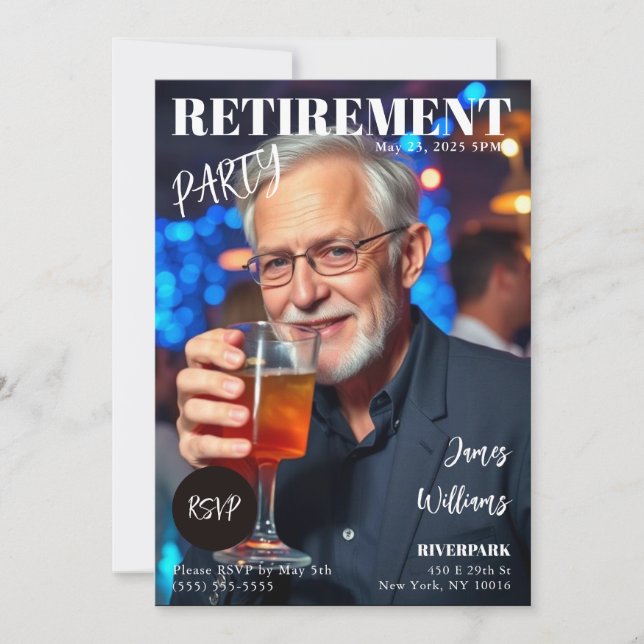 Magazine Cover Pension Inbjudningar (Framsida)
