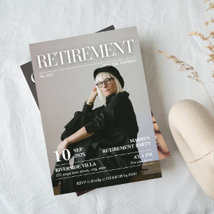 Magazine Editorial Newspaper Pension Photo Inbjudningar