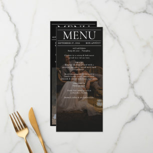 Magazine Editorial Newspaper Photos Bröllop Meny