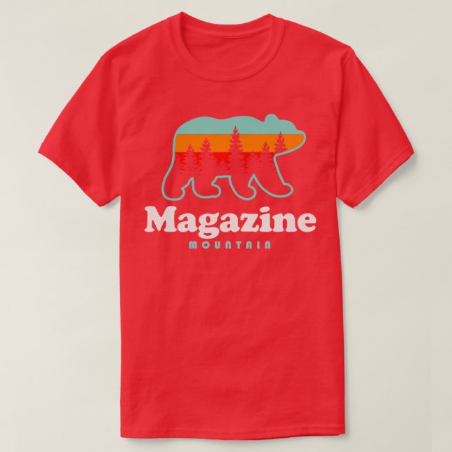 Magazine Mountain Hike Ozark National Forest Bear T Shirt (Design framsida)