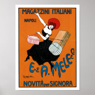 Magazzini Italiani ~ E. A. Mele co. Poster