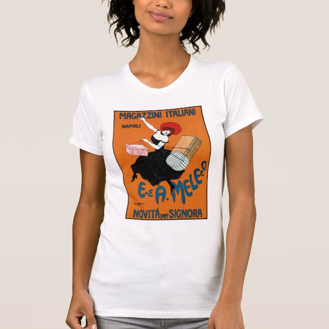 Magazzini Italiani ~ E. A. Mele co. Tee Shirt (Framsida)